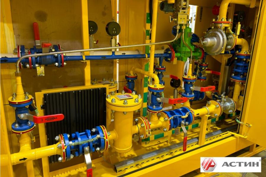 ООО «Астин» изготовило и поставило газорегуляторный пункт шкафного типа ГРПШ-РУСТ-РДК-3У1-ЭО (БЗР)