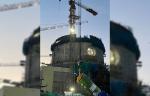 На строительной площадке АЭС «Куданкулам» успешно установлен в проектное положение корпус реактора энергоблока № 5
