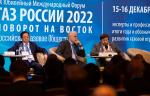 Международный форум «Газ России 2023» состоится 15 декабря в двух залах