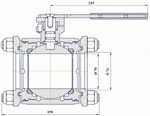 Пензенский арматурный завод успешно разработал и запустил в производство новую конструкцию шарового крана DN 80 PN 0,6 МПа ВИЛН.491825.001-06 … -08