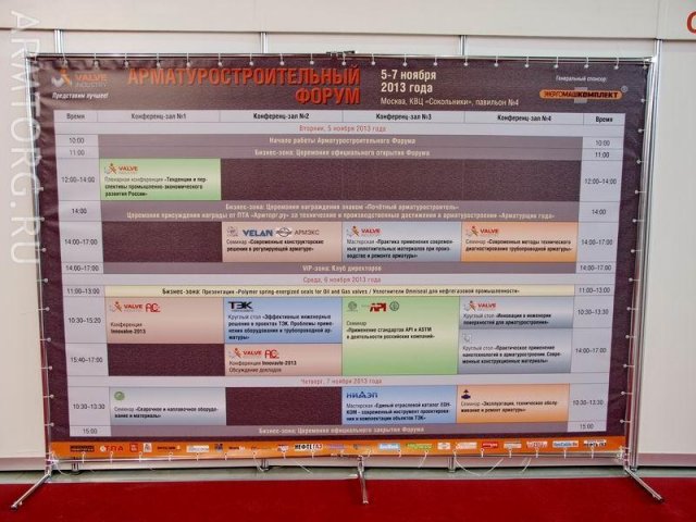 Арматуростроительный форум (ВЦ Сокольники) - итоговый фоторепортаж