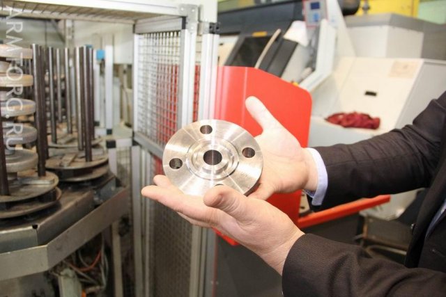 Курганспецарматура: автомат серийной заготовки воротниковых фланцев