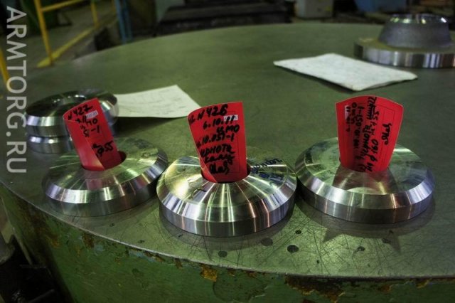 Челябинский Кузнечно-Прессовый Завод - Участок мехобработки фланцев и деталей из поковки