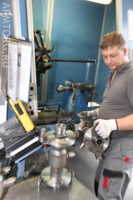 Фоторепортаж: Danfoss, часть 2. Участок сборки и сварки шаровых кранов