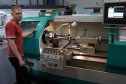 Проточка штревеля на немецком токарном станке TRENS с  ЧПУ 
